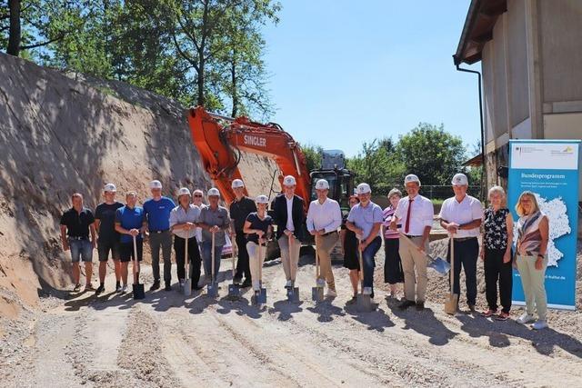 Die Arbeiten an der Friesenheimer Sternenberghalle haben begonnen