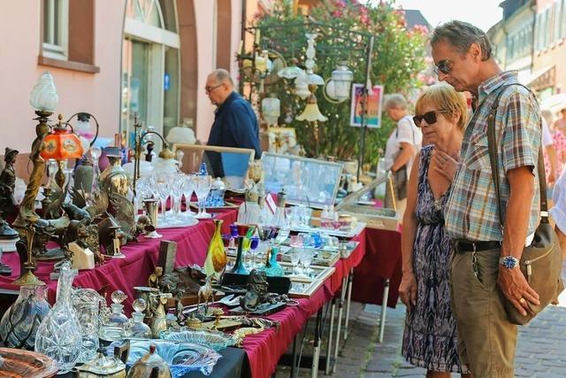 Was beim Altstadt-Antikmarkt in Ettenheim geboten wird