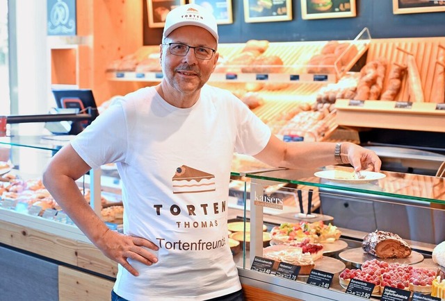 Der Name ist Programm: &#8222;Torten-T...nden Outfit fr den Torten-Stammtisch.  | Foto: Thomas Kunz