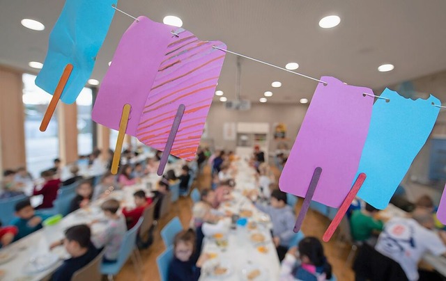 Bis 2026 sollen Kommunen einen Rechtsa... Grundschulkindern garantieren knnen.  | Foto: Sebastian Gollnow (dpa)