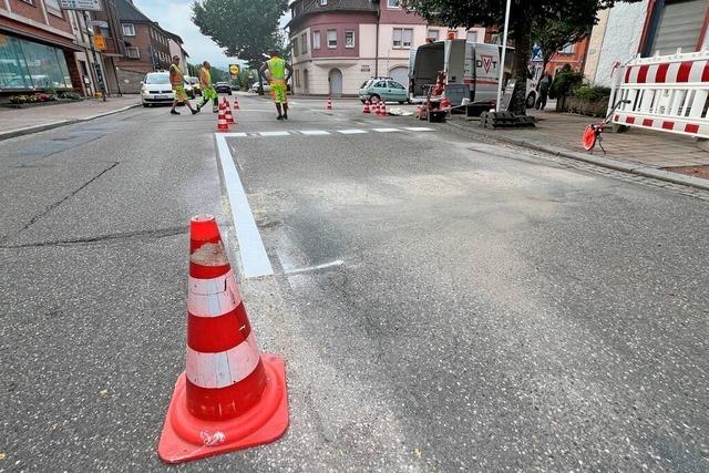 Aus orange wird wei: Auf Neustadts Straen endet eine Testphase