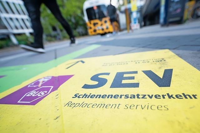 Auf der Hochrheinbahn fhrt zwischen Waldshut und Erzingen zwei Wochen lang kein Zug