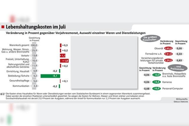 Preistreiber Dienstleistungen