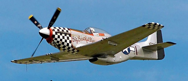 In einer P-51 B Mustang (Symbolbild) ist US-Pilot Lester Hovden gestorben.  | Foto: Wolfgang Kumm