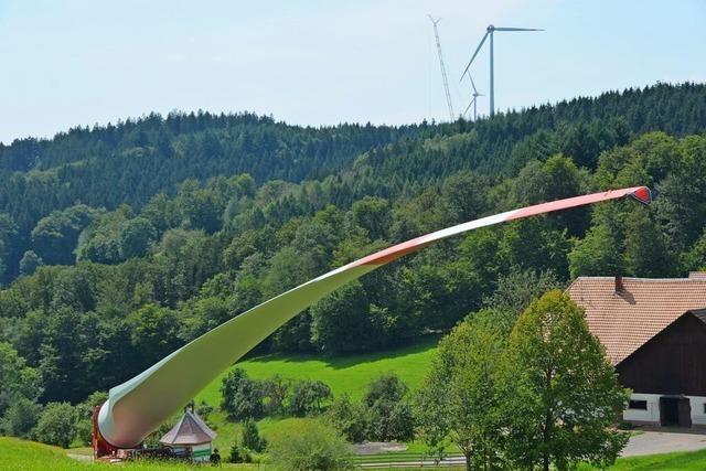 Fahrt in Zeitlupe: So kam das letzte Rotorblatt eines Windrads auf den Schillingerberg