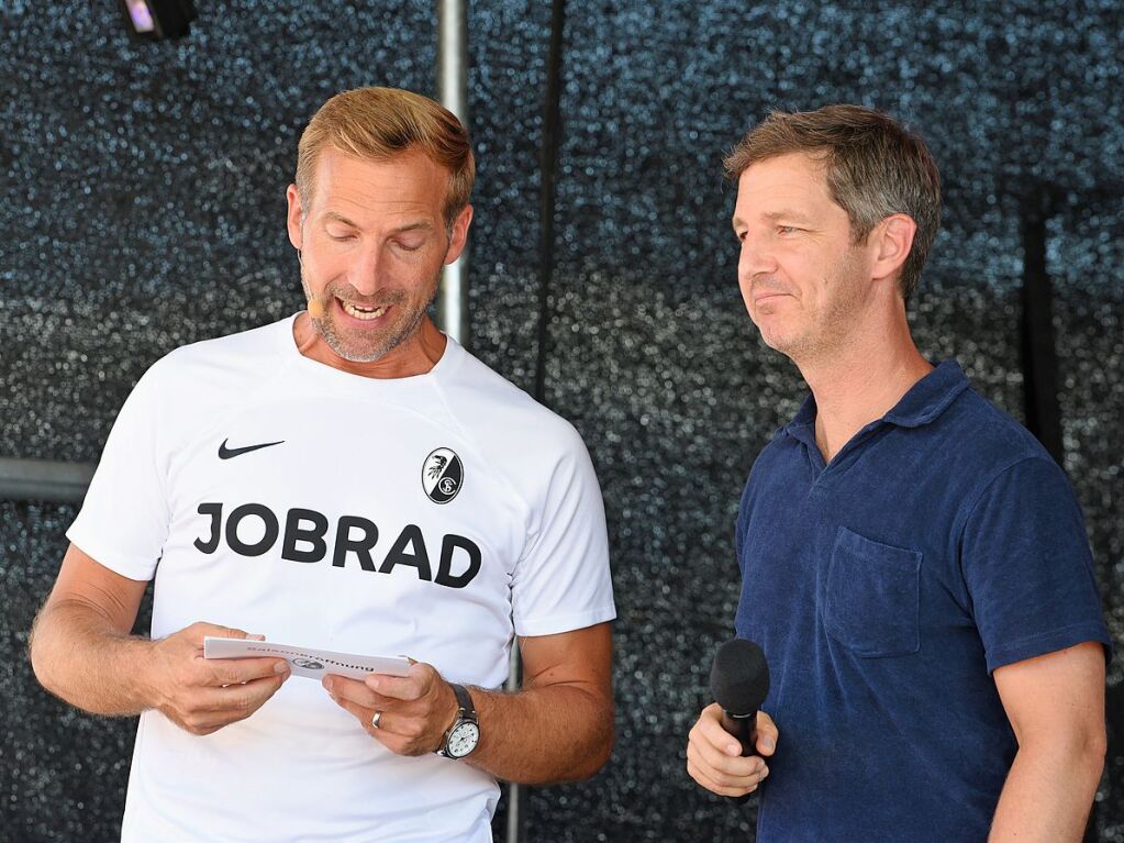 Impressionen vom groen Fan- und Familienfest des SC Freiburg zur Erffnung der Saison.<?ZP?>
