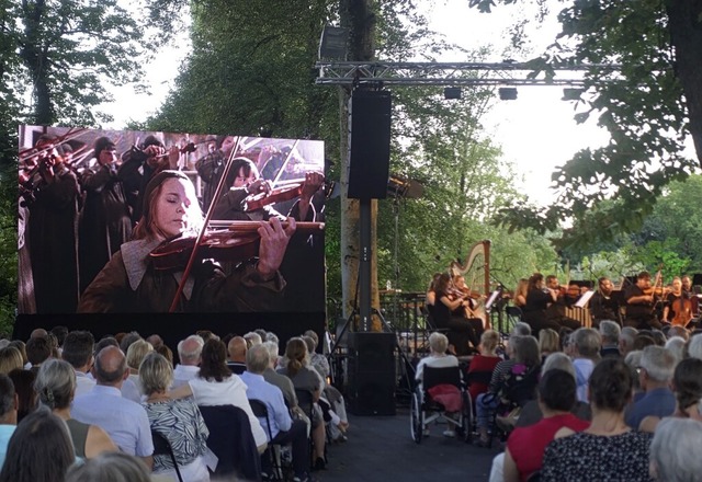 Das City Light Symphony Orchestra aus ...k von   &#8222;The Red Violin&#8220;.   | Foto: Roswitha Frey