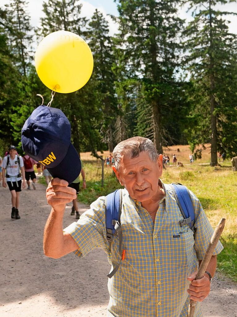 Die Besucher des Laurentiusfests auf dem Feldberg hatten beste Laune.