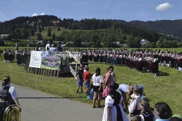 Festumzug und Bezirksmusikfest