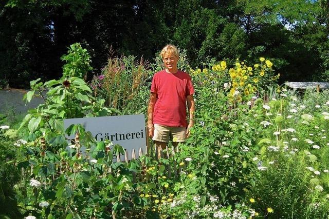 Der Freiburger Ewald Hgin widmet sich nun in Munzingen statt in Zhringen seiner Passion in der Grtnerei Hgin