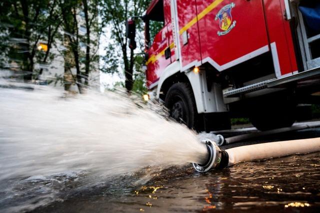 Wie man sich vor den Folgen von Starkregen schtzen kann: Die Feuerwehr Bad Krozingen hat Tipps