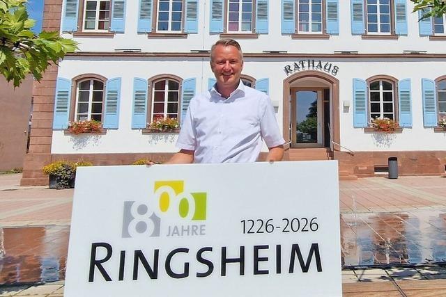 Das Logo fr das Ringsheimer Jubilum steht