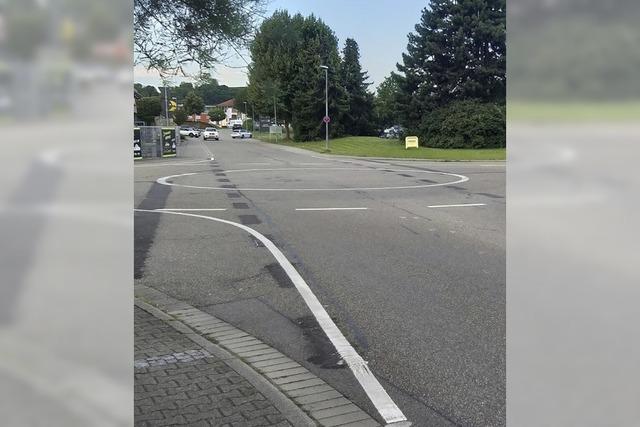 Neuer Kreisel wird rot eingefrbt