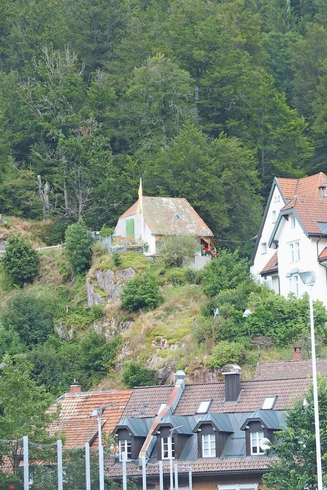 Der Auslufer des St. Blasier Hausberg...gs mit dem einstigen Namen Marienruhe.  | Foto: Thomas Mutter