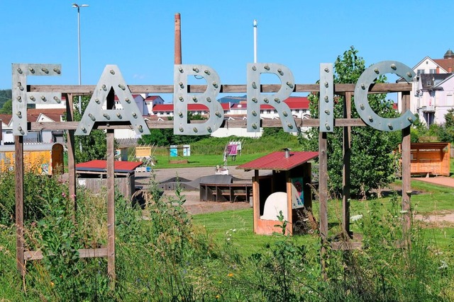 Ein Ort fr alle: die Brachflche gegenber der Schpflin Stiftung in Brombach.  | Foto: Katharina Kubon