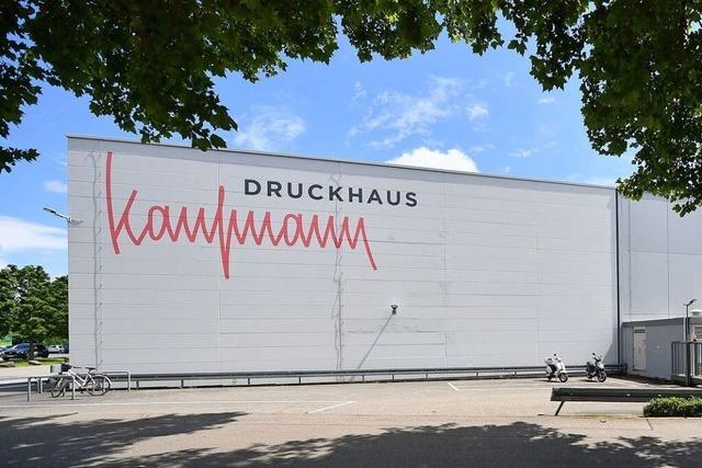 Beim Druckhaus Kaufmann in Lahr geht die Produktion trotz Insolvenzantrag weiter
