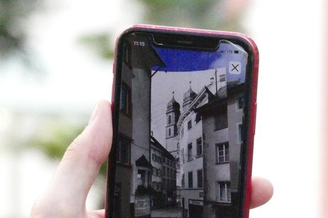 Eine neue App fr Kleinstdte wie Bad Sckingen arbeitet mit Augmented Reality