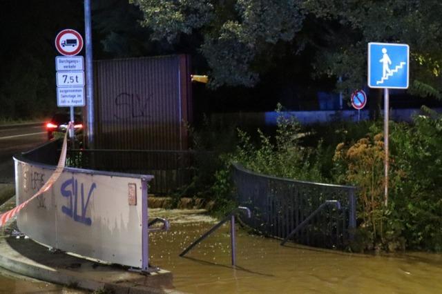 Viel Hilfe nach Hochwasser im Landkreis Karlsruhe ntig