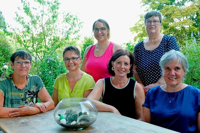 Die Frauen des Kontaktkreises Sternsch...it Marzlof, Karin Betscha, Sabine Mast  | Foto: Beate Zehnle-Lehmann