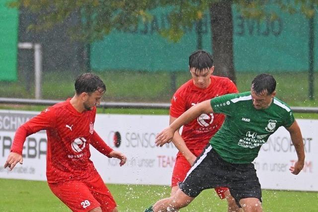 SV Mundingen gewinnt Wasserschlacht gegen U23 des Freiburger FC