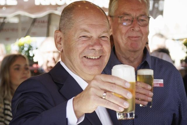 Scholz ist zurck aus dem Urlaub