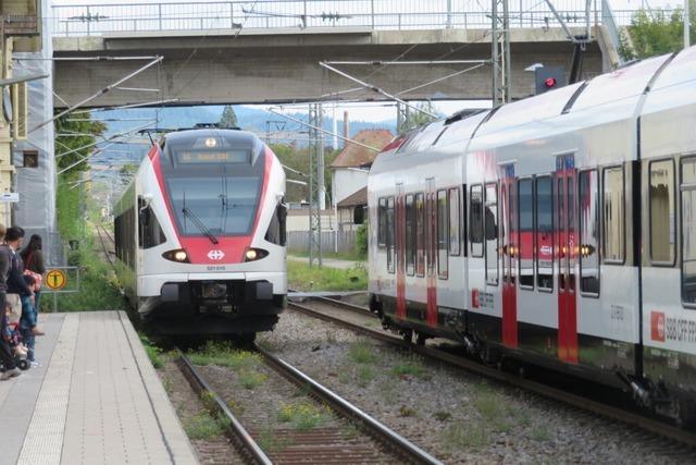 Auf den S-Bahnlinien 5 und 6 kommt es im Kreis Lrrach zu Versptungen