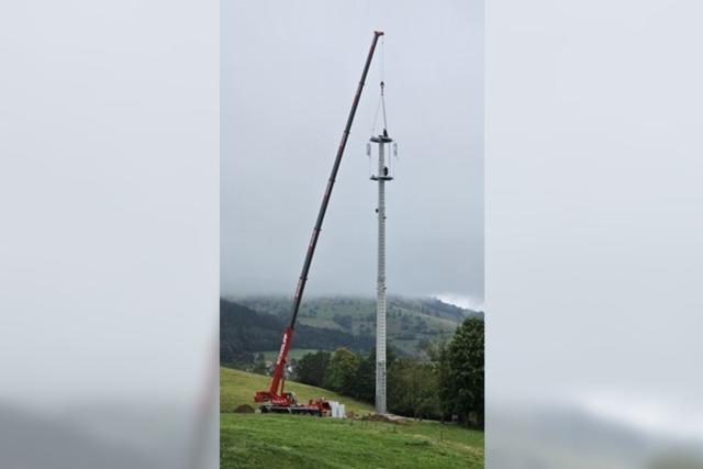 Zwei neue Mobilfunkmasten im Zeller Bergland sorgen fr besseren Empfang