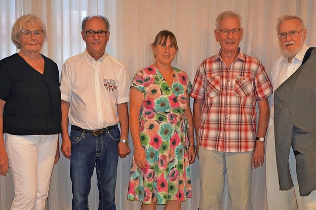 Das  scheidende Vorstandsteam der Rieg...dem Ortsverein Nrdlicher Kaiserstuhl.  | Foto: SPD OV Riegel