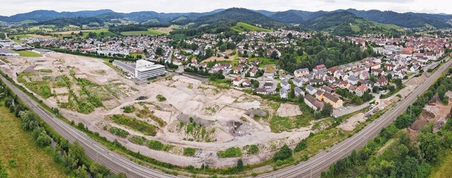 Der Blick von oben auf den aktuellen Z...sammenfgen von vier Drohnenaufnahmen.  | Foto: Stadt Gengenbach