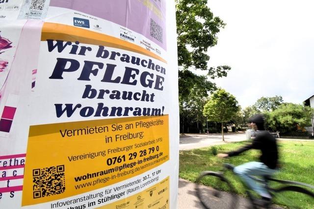 100 Angebote: Das erste Jahr der Freiburger Kampagne "Wohnraum fr Pflegekrfte" war erfolgreich