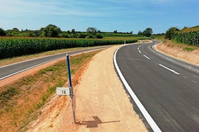 Die Strae ber den Tuniberg ist wieder offen