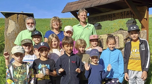 Wo es summt und brummt: Beim Laufenbur...bienenstand in Binzgen kennengelernt.   | Foto: Reinhard Herbrig