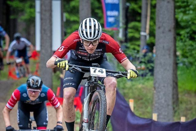 Deutscher Mountainbike-Meister Emil Schmidt aus Wittnau ist bereit fr die WM