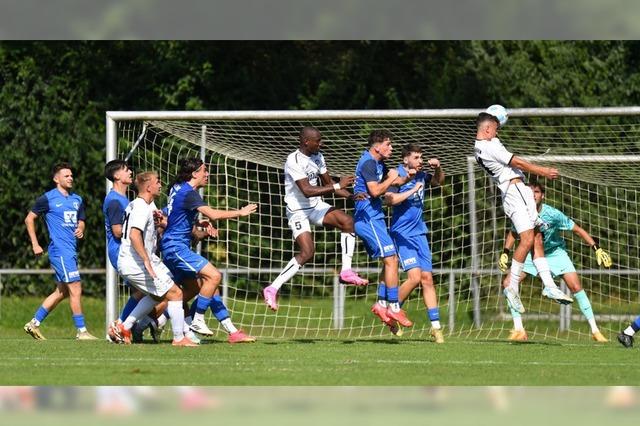 Blattmann kpft den FC Teningen in Lahr zum Sieg