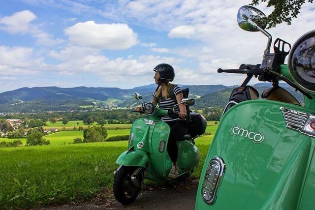 Selbstversuch: Mit Elektro-Rollern unterwegs durchs Dreisamtal