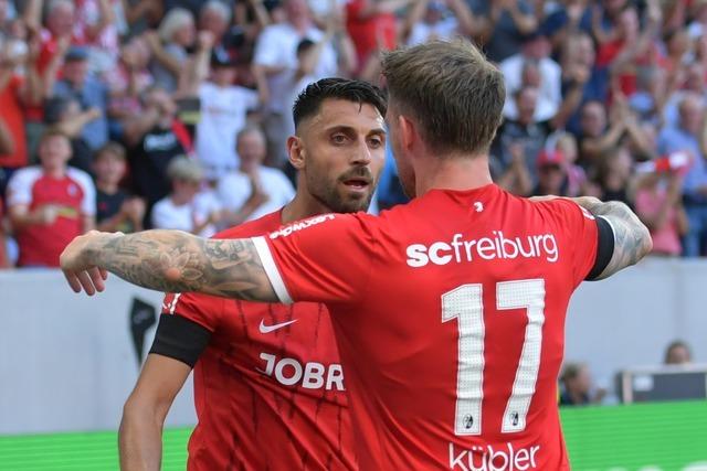 Beim SC-Freiburg-Sieg ber Stuttgart war die Trinkpause der Wendepunkt