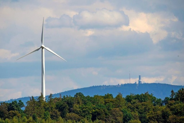 Die Windpark-Plne stoen in Aftersteg auf Widerstand.  | Foto: Boris Roessler (dpa)