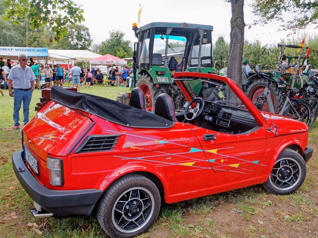 Szenen vom 34. Bulldog- und Oldtimertreffen der Bulldog- und Schlepperfreunde Oberhausen am Sonntag.