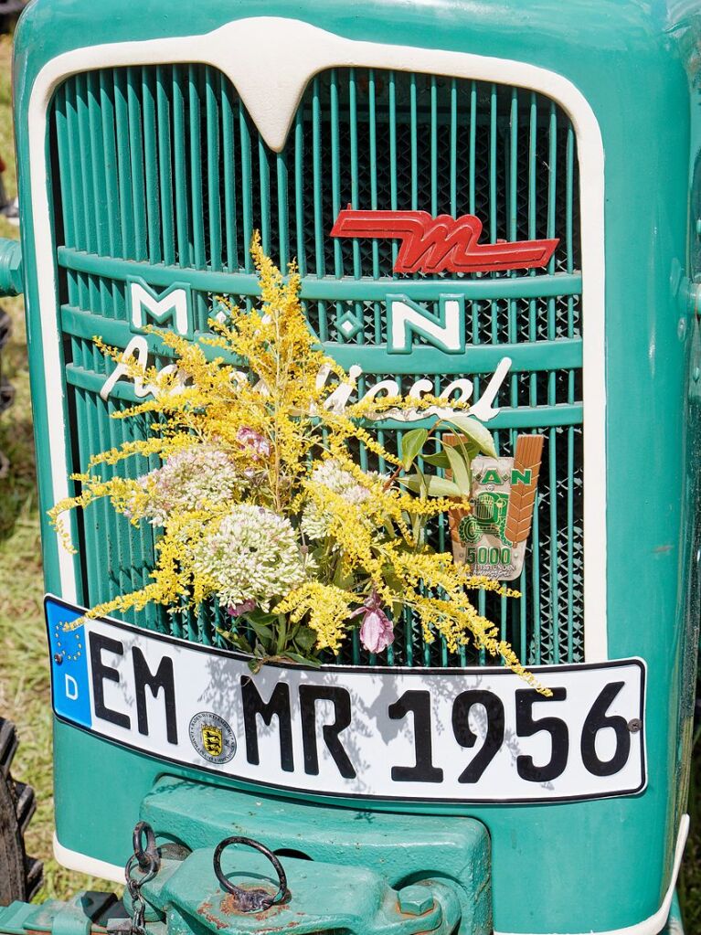 Szenen vom 34. Bulldog- und Oldtimertreffen der Bulldog- und Schlepperfreunde Oberhausen am Sonntag.