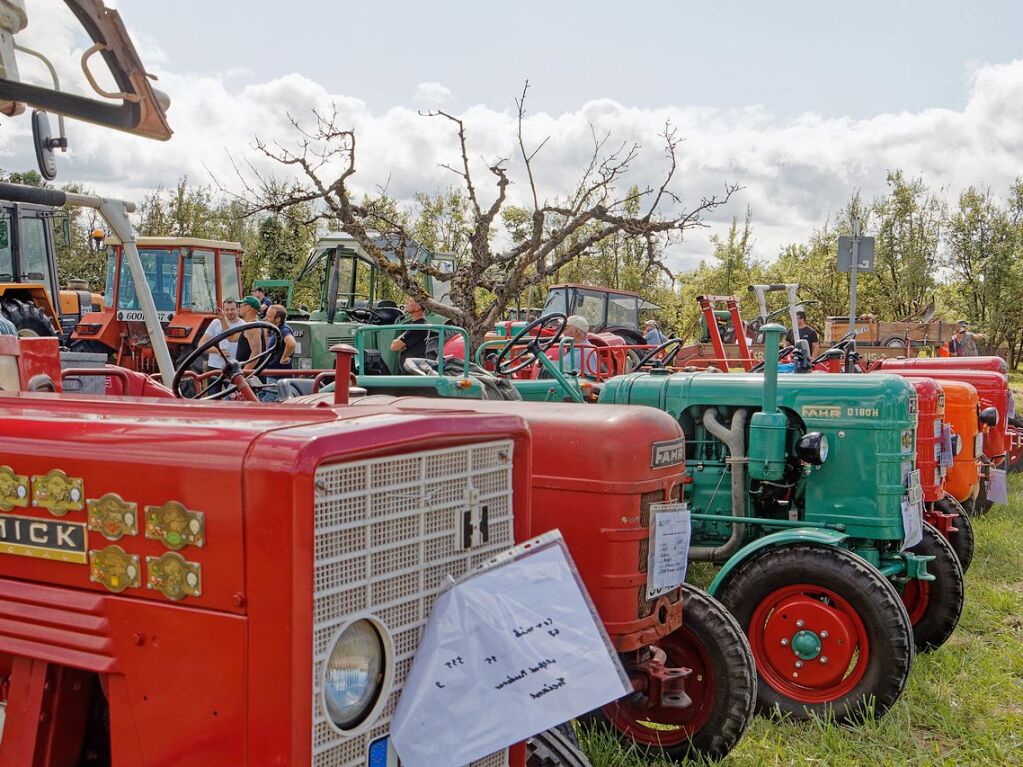 Szenen vom 34. Bulldog- und Oldtimertreffen der Bulldog- und Schlepperfreunde Oberhausen am Sonntag.