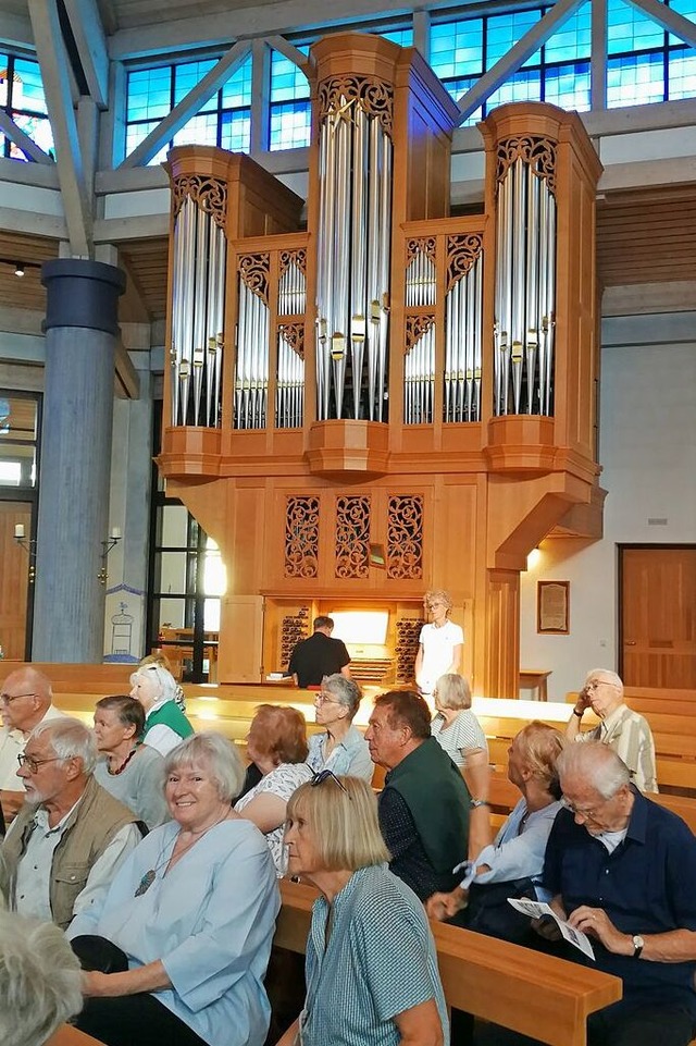 Die 1990 erbaute Metzler-Orgel in Weil am Rhein  | Foto: Stephan Hoferer