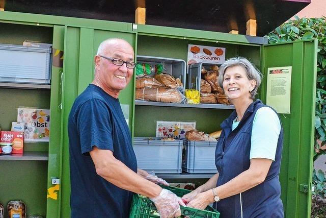 In Bad Krozingen gib es jetzt einen Fairteilerschrank fr Lebensmittel