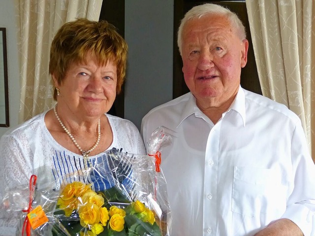 Paula und Kurt Weiler feierten 2016 ih...iler im Alter von 89 Jahren gestorben.  | Foto: Aribert Rssel