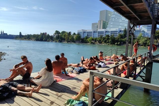 Das Rheinbad Breite ist eine Urlaubsinsel mitten in Basel – und das schon seit 126 Jahren