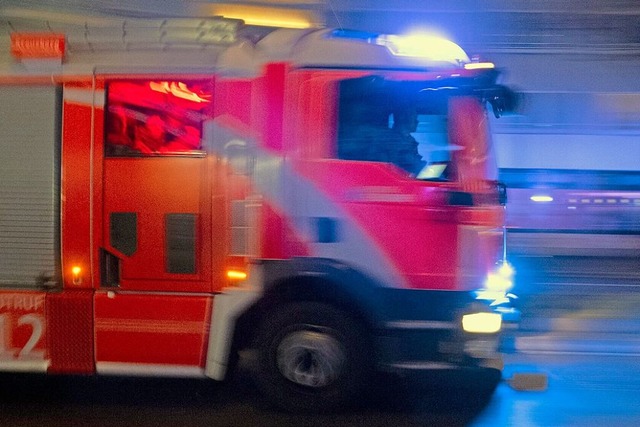 Die Neurieder Feuerwehr rckte zu einem Fahrzeugbrand aus (Symbolbild)  | Foto: Paul Zinken (dpa)