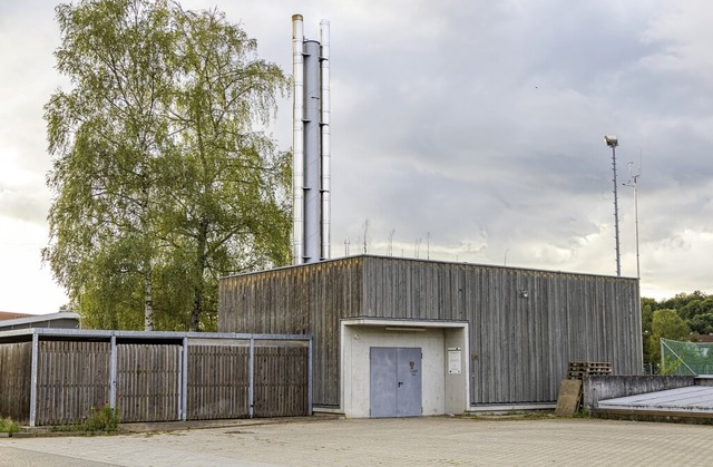 Die Heizzentrale am Sportplatz   | Foto: Alexandra Gnzschel