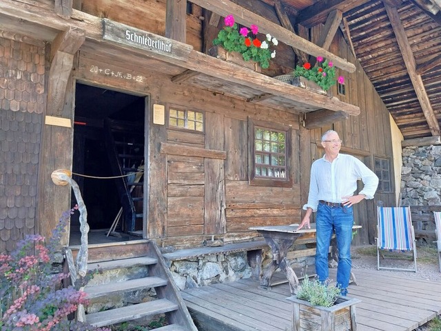 Andreas Venzke bietet regelmig Fhrungen durch das Bauernhof-Museum an.  | Foto: Sidney-Marie Schiefer