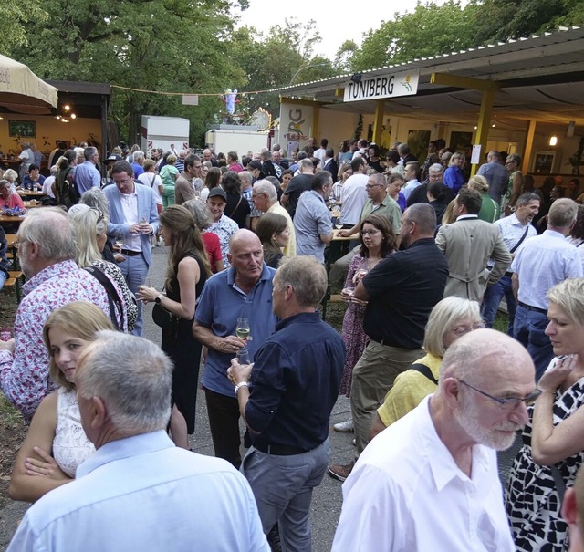 Immer gut besucht: das Weinfest Breisa...chenende stattfindet (Foto von 2023).   | Foto: Patrick Kerber