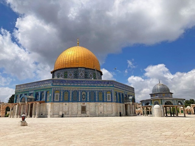 Israel ist ein Land, das Eike Biehler ... auch auf dem Tempelberg in Jerusalem.  | Foto: Eike Biehler