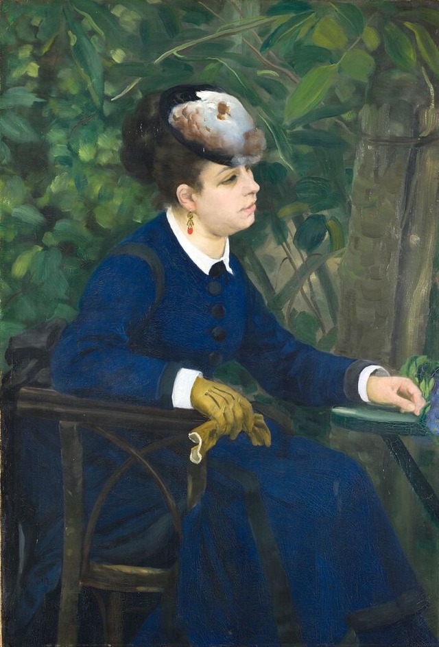 Pierre-August Renoirs &#8222;Dame unter dem Mwenhtchen&#8220;  | Foto: Martin P. Bhler (Kunstmuseum Basel)